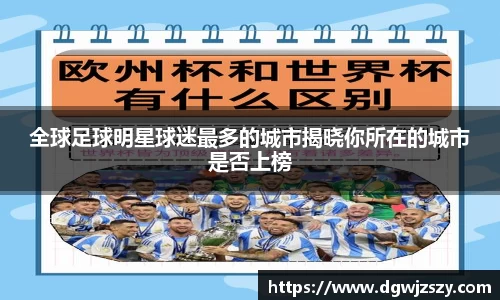 全球足球明星球迷最多的城市揭晓你所在的城市是否上榜